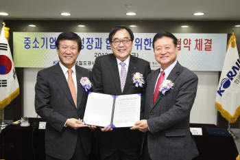 KTX역사에 중기제품 전시판매장 운영