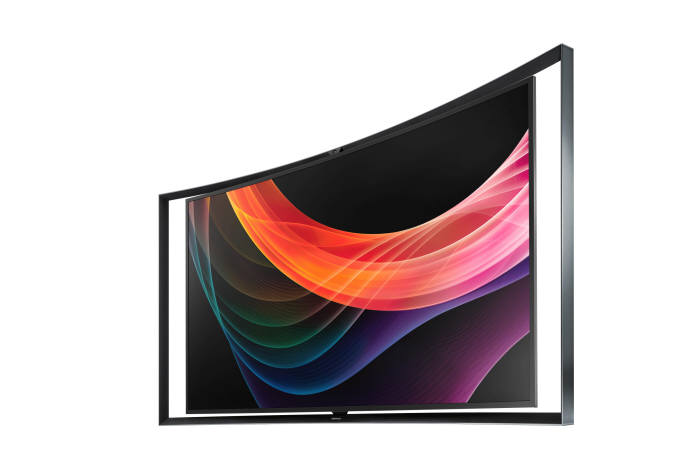 사진은 삼성전자 곡면 OLED TV