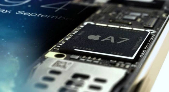삼성전자는 아이폰5S에 들어간 A7칩을 공급했지만 A8 칩 제조에 빠졌다.