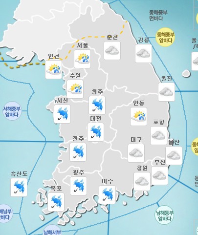 전국 비 소식
출처 :/기상청