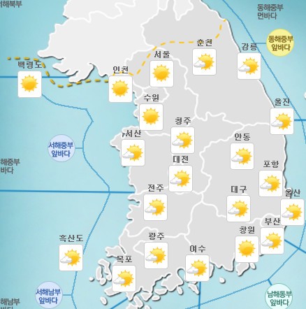 성탄절 날씨
출처 :/기상청