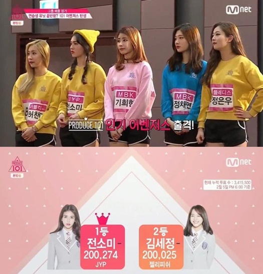 프로듀스 101 전소미
출처:/ Mnet '프로듀스 101'