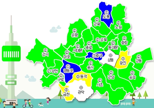 미세먼지 출처:/ 서울특별시 대기환경정보