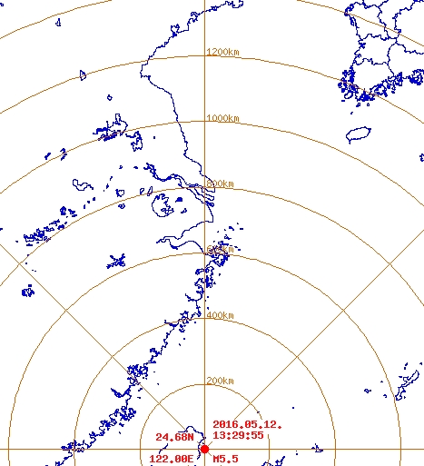 대만 지진 출처:/ 기상청