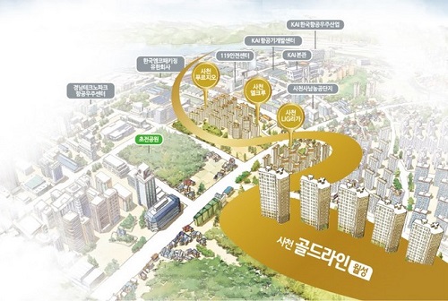 397세대 중소형아파트 ‘경남 사천 골드라인 월성 스타힐스’ 조합원 모집