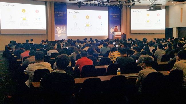 아마존웹서비스(AWS) 게임 개발자 컨퍼런스 ‘Gaming on AWS’ 전경