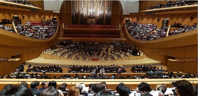 롯데콘서트홀(잠실 제2롯데월드 내) 공연 전 사진