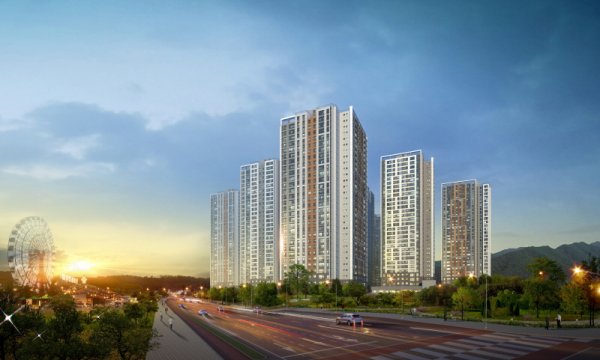 ‘연수파크자이’ 투시도. 사진=GS건설.