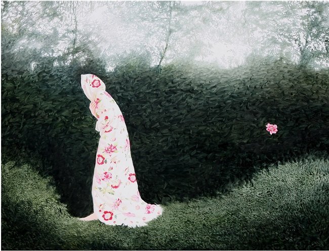 In the Woods, 150x194cm, oil on canvas, 2016