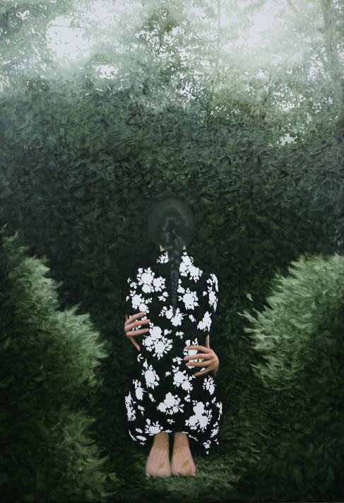 In the Woods, 162x112cm, oil on canvas, 2015