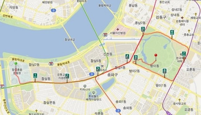 뉴레이스 코스. 일반 도로를 달리는 즐거움이 있다
