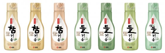 샘표가 ‘일편단심’라는 브랜드를 론칭하고 프리미엄 전통기름 7종을 내놨다. 사진=샘표 제공