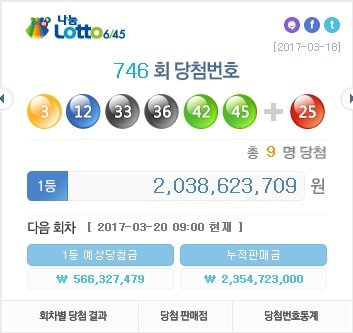 사진=나눔로또 복권통합포털 홈페이지 캡처