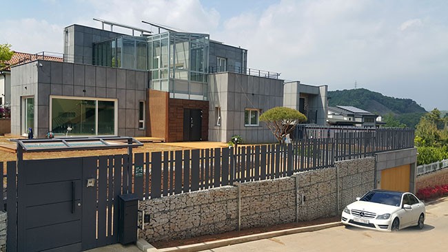 용인구 처인구에 위치한 전원주택 RC조 (설계 경암건축 윤창기)