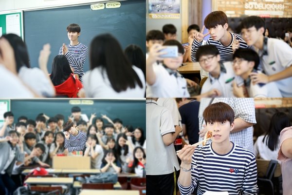‘프듀’ 출신 변현민, 특별한 스쿨어택...은사님 찾아가 인사
