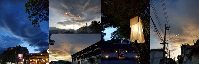 하늘 보는 재미에 푹 빠졌던 치앙마이 노을