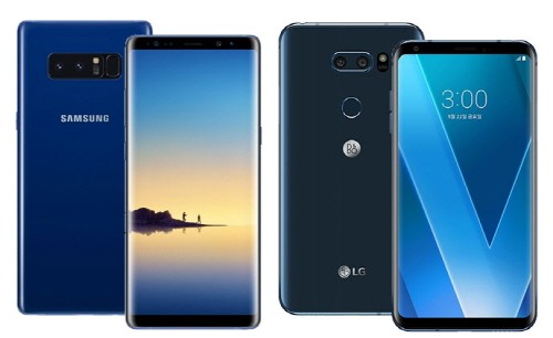 갤럭시노트8 LG V30 사전예약 시 50만원 할인 업체 ‘속출’