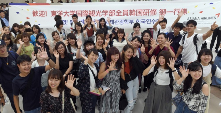 일본 관광학과 대학생 372명, 아시아나항공 주요시설 견학