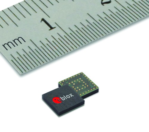 유블럭스 초소형 GNSS SiP(System-in-Package) ZOE-M8 시리즈