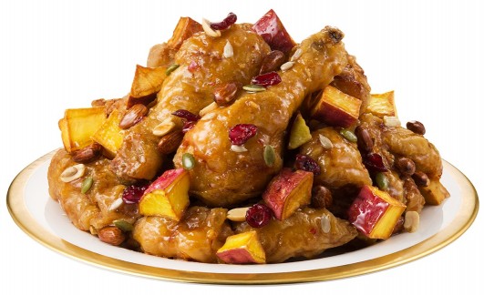 bhc치킨이 10월 18일과 25일 등 10월 중 수요일에 자사 대표 메뉴인 ‘뿌링클’과 신메뉴 ‘스윗츄(사진)’에 한해 카카오톡 주문하기에서 2000원 할인 판매하는 이벤트를 벌인다. 사진=bhc치킨 제공