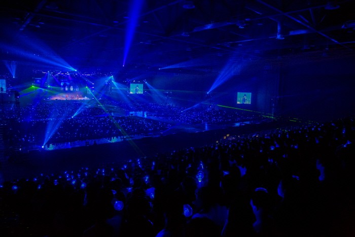 23일 오후 경기 고양시 일산 킨텍스에서는 그룹 비투비의 네 번째 단독공연 '2017 비투비타임-우리들의 콘서트(2017 BTOB TIME)' 1일차가 개최됐다.(사진=큐브엔터테인먼트 제공)