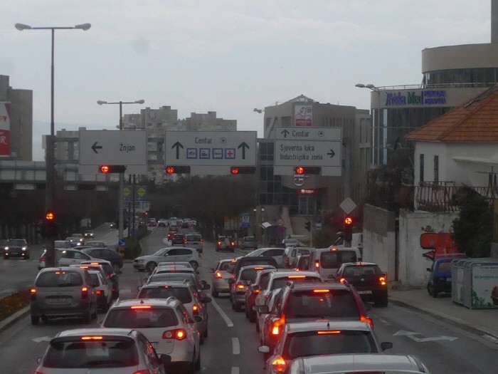 스플릿 도착