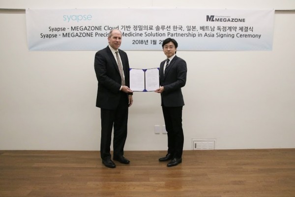 메가존, Syapse ‘정밀 의료 솔루션’ 한국·일본·베트남 독점 파트너십 체결