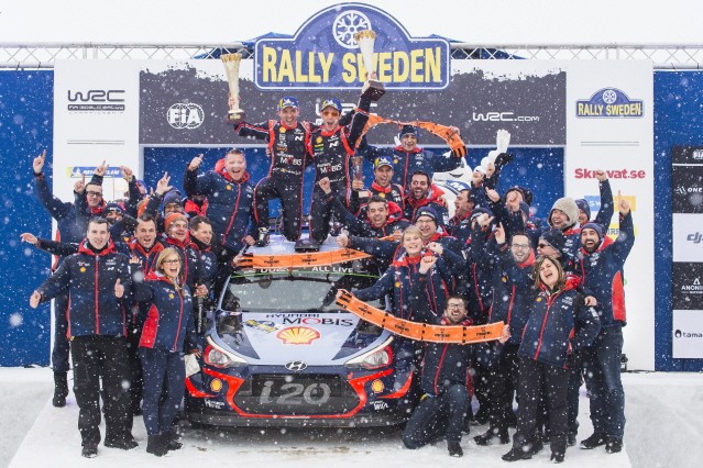 현대자동차, 2018 스웨덴 WRC 우승 
