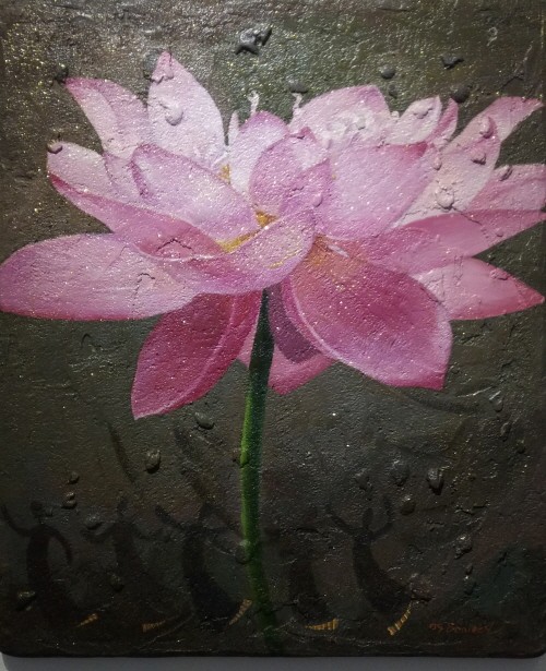 ‘비천(飛天, Floating Dreams), 72.7×60.6cm, Acrylic on wood pannel’. 사진=박경순 제공