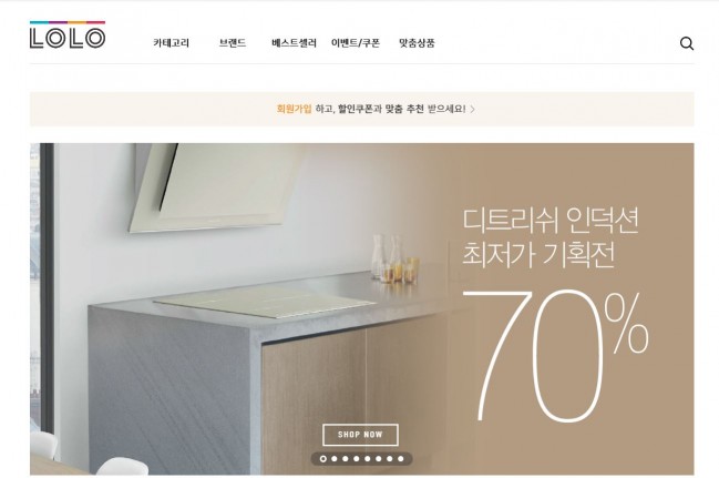 해외 직구(직접구매)가 전성시대를 맞고 있다. 관세청 자료에 따르면 2017년 해외직구는 2359만건에 금액으로 환산하면 21억1000만 달러(약 2조2000억원) 규모에 달했다. 로로몰 홈페이지. 사진=빅피쉬벤처스 제공