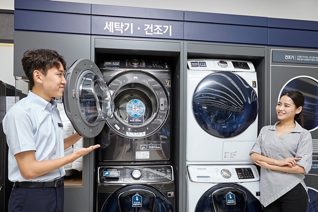 빨래 느는 여름철, 대용량 삼성 건조기 ‘그랑데’ 인기