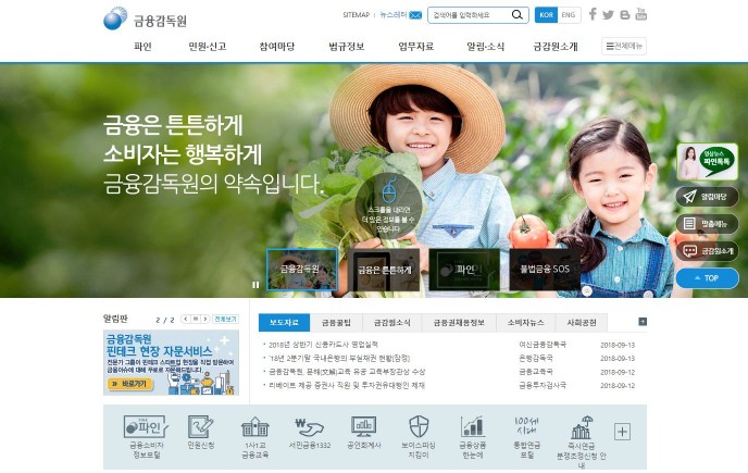 금감원 홈페이지