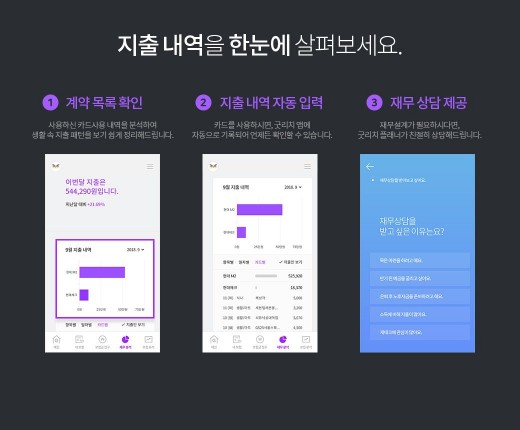 통합 보험관리 플랫폼 ‘굿리치’가 지출내역을 자동으로 분석해 소비패턴을 확인하고 관리할 수 있도록 ‘재무진단’ 기능을 도입했다고 12일 밝혔다. 사진=굿리치 제공