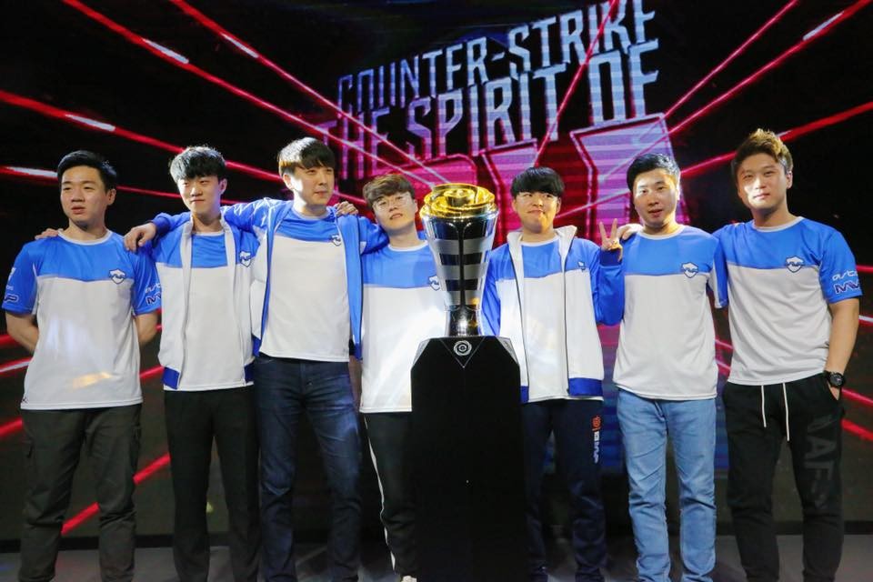 ‘조위 익스트림스랜드 CS:GO 아시아 오픈 2018’에서 우승한 한국 대표팀 MVP PK