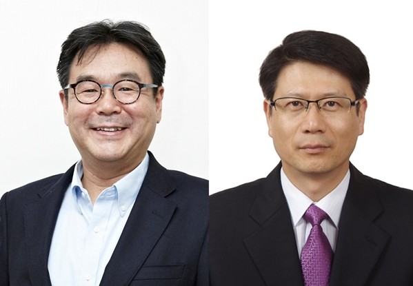 JAS장우영대표이사(사진 왼쪽), 코스파김성호대표이사. 사진=애경그룹 제공