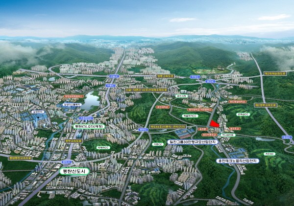 용인천리 테크노시티 서희스타힐스, 제2경부ㆍ국도84호선 등으로 주목