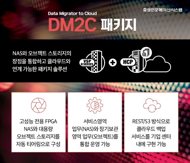 효성인포메이션시스템, DM2C 패키지