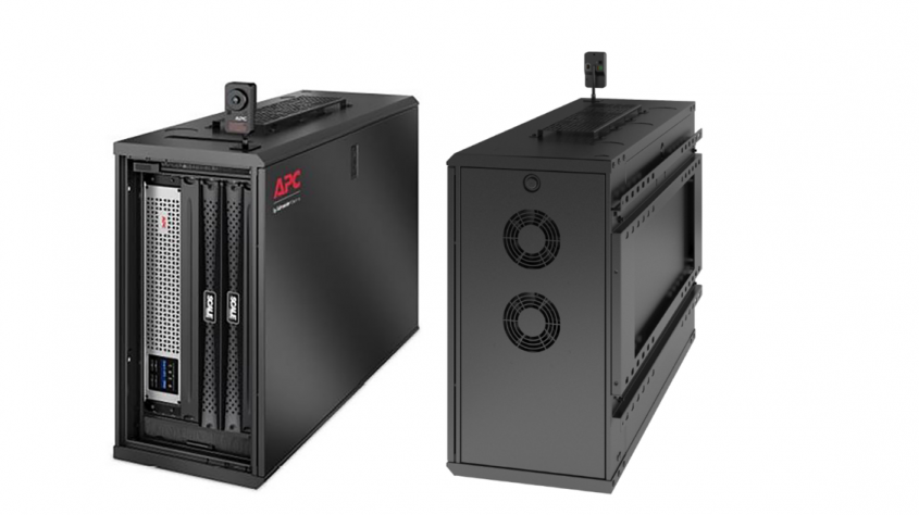 슈나이더 일렉트릭의 6U Wall Mount 에코스트럭처 마이크로 데이터센터 (6U Wall Mount EcoStruxure Micro Data Center)’ 제품 사진, 사진제공=슈나이더 일렉트릭