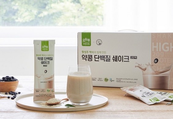 오하루 자연가득 약콩 단백질 쉐이크 출처=CJ ENM 오쇼핑부문