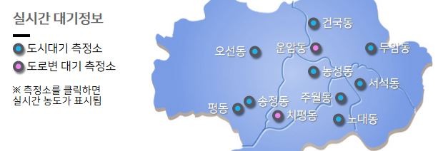 광주시, 설 연휴 기간 미세먼지 농도 24시간 감시