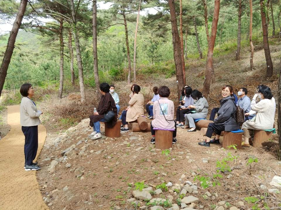 서천군은 개원을 앞둔 ‘서천 치유의 숲’에서 산림치유 프로그램의 시범 운영에 나선다.(사진=서천군청 제공)