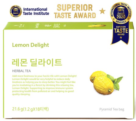 혜토 레몬딜라이트가 국제미각대회에서 수상했다.