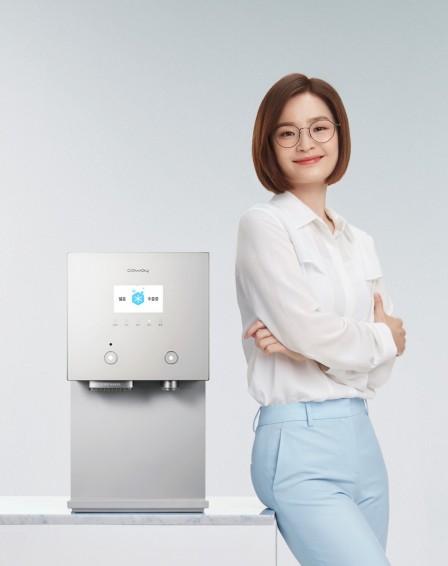 '코웨이 AIS 정수기' 전미도 광고 이미지