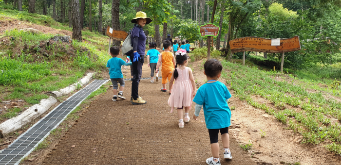 청주 구룡산 산림공원 산책로 모습(제공:산림청)