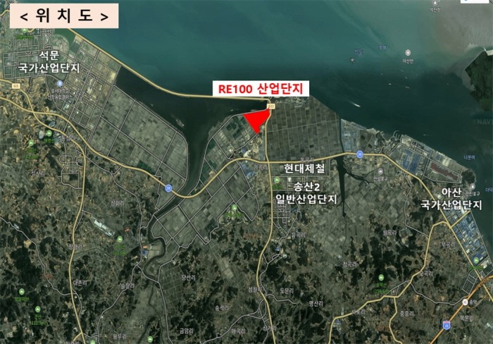 RE100 산단 위치도(제공:News1)