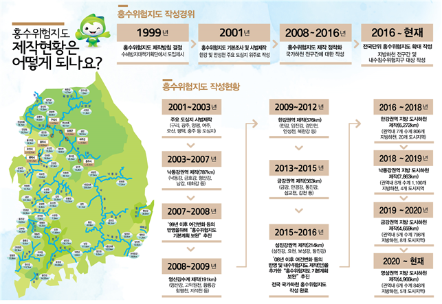 기상청, 전국 홍수위험지역 쉽게 확인 가능해진다