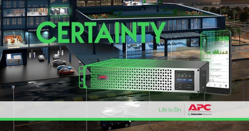UPS de batería de iones de litio de Schneider Electric para entornos periféricos óptimos