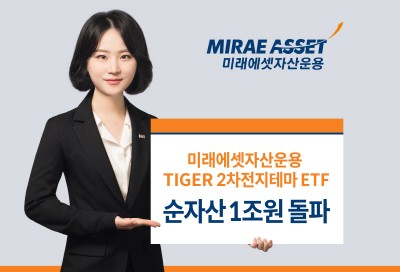 미래에셋, TIGER 2차전지테마 ETF 순자산 1조 돌파