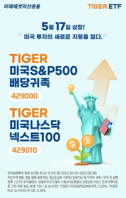 미래에셋자산운용, 미국 투자 TIGER ETF 2종 상장 이벤트