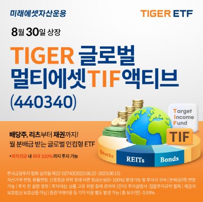 미래에셋자산운용, 국내 최초 TIF ETF 신규 상장 이벤트